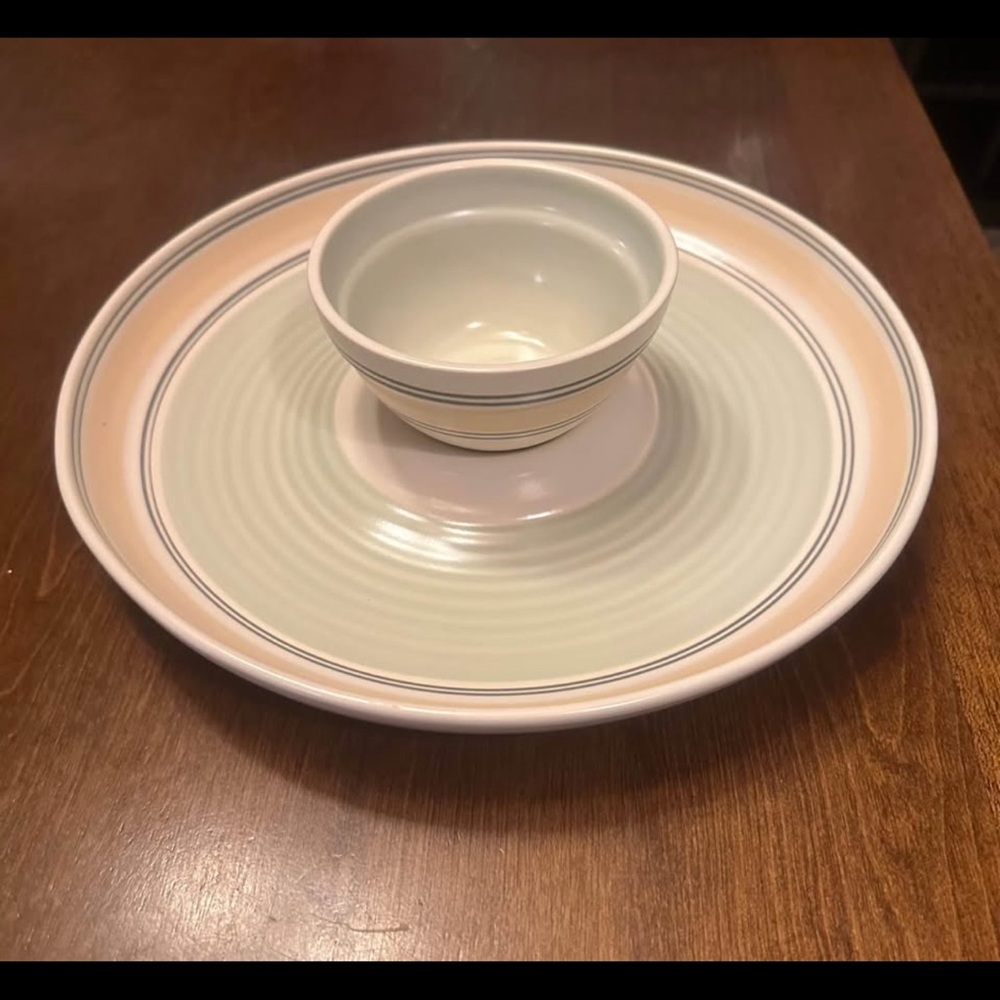 Pfaltzgraff Aura Chip and Dip Serving Platter